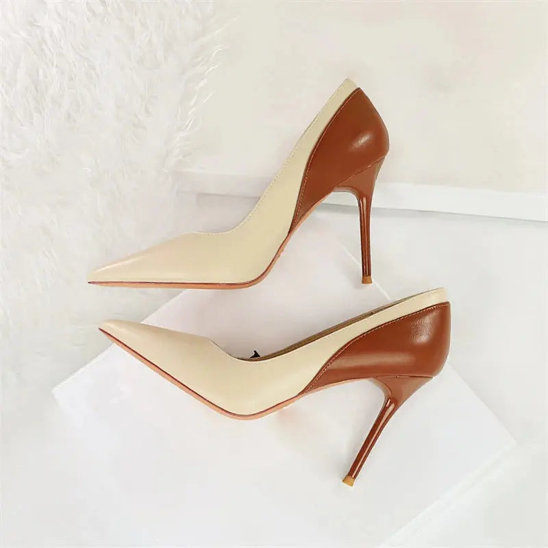 BIGTREE Pointed Toe High Heel Pumps for Women – Elegant Party & Office Shoes - Rehmiar