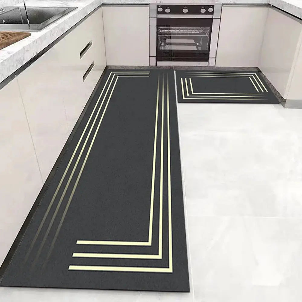 Soft Washable Kitchen Floor Mat – Anti Slip Carpet for Bedroom, Living Room, Hallway, Bathroom & Entrance Doormat