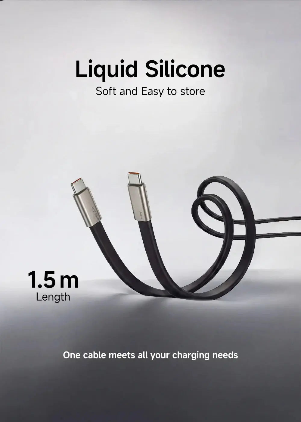 240W 2-in-1 Fast Charging Cable with Foldable Bracket – Type-C to Type-C Data Wire & Phone/Tablet Stand (Black/Orange) Rehmiar