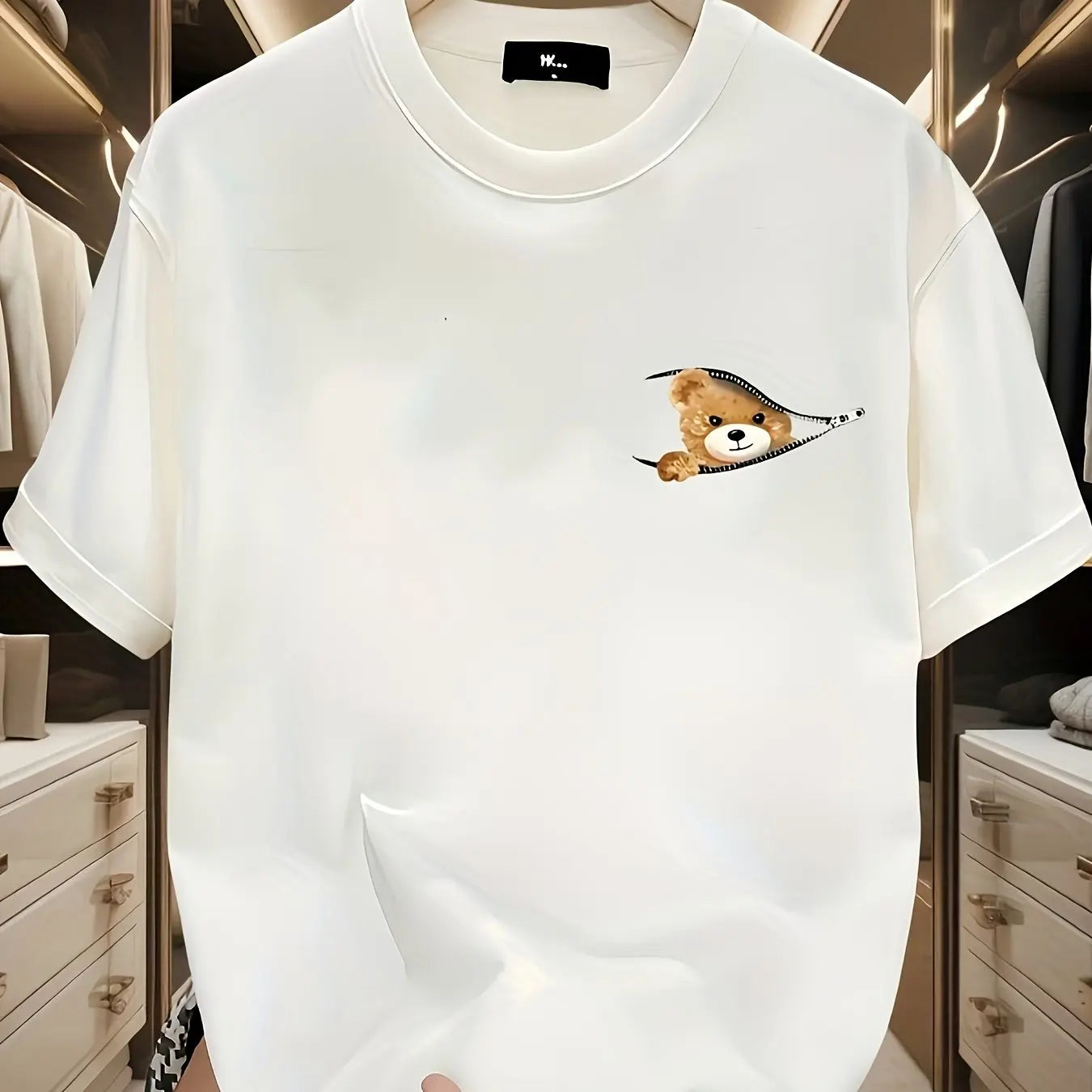 Men's fashionable summer casual loose sports T-shirt - Rehmiar