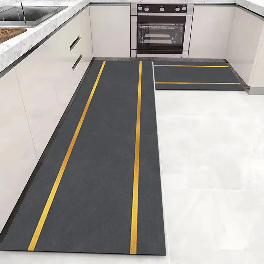 Soft Washable Kitchen Floor Mat – Anti Slip Carpet for Bedroom, Living Room, Hallway, Bathroom & Entrance Doormat