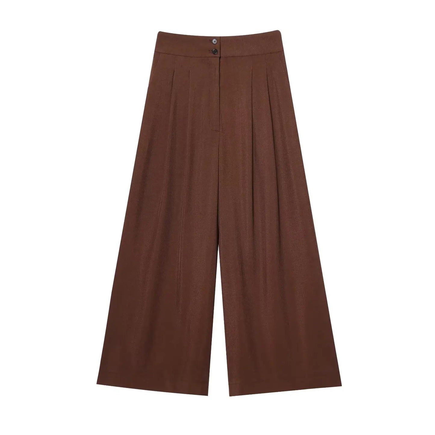 Women's Trouser Suits Sleeveless V-Neck Top with Belt Straight Pants Sets - Rehmiar