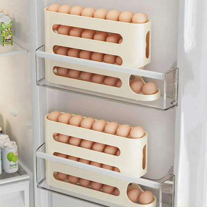 4-layer Slide Egg Storage Box Ladder Style Egg Box - Rehmiar