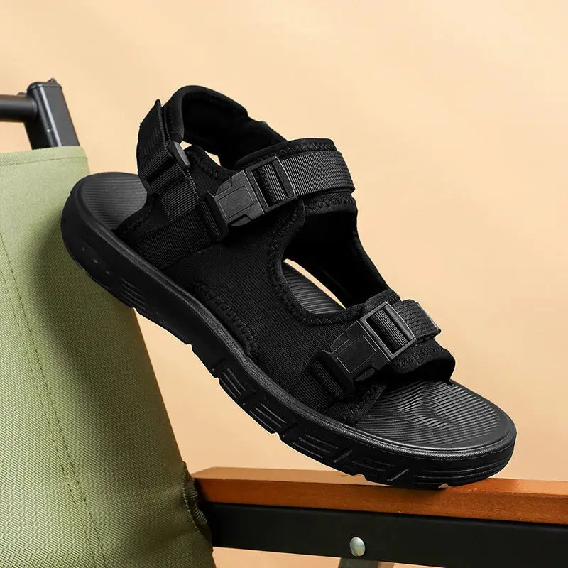 Men’s Sport Sandals – Non-Slip Soft Sole Beach & Driving Summer Shoes - Rehmiar