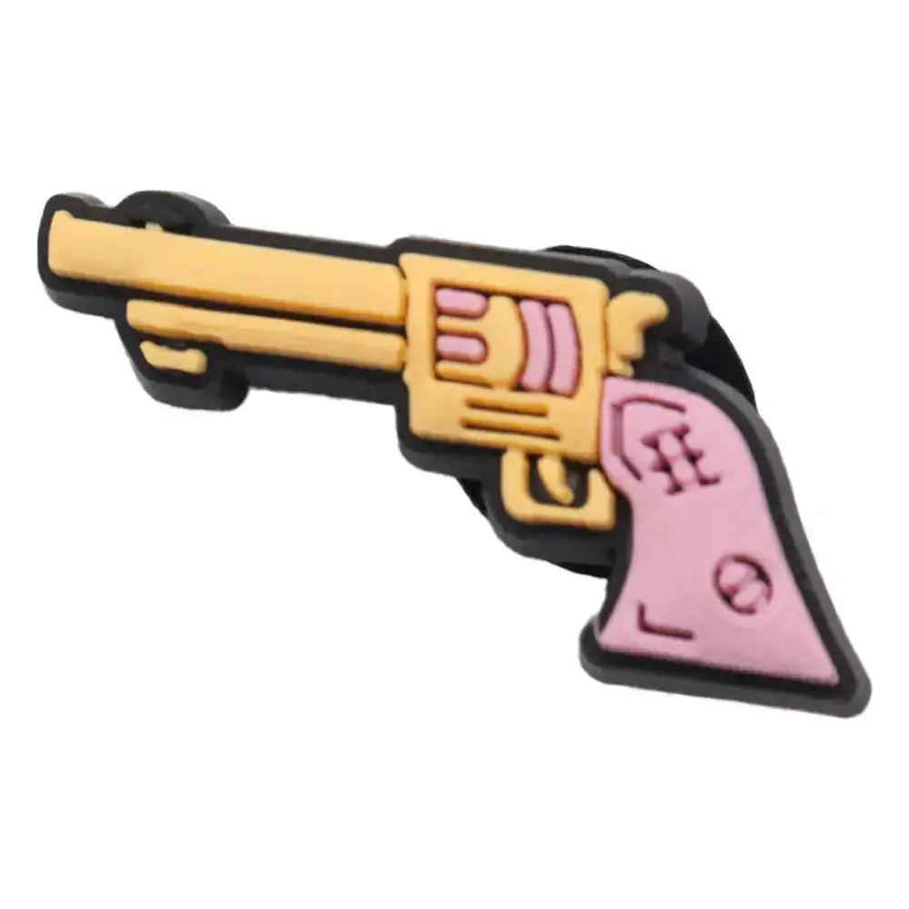Cool PVC Shoe Charms for Clogs – Gun, Money, Wine & Flag Decorative Buckles - Rehmiar