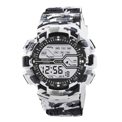 Outdoor Sport Men Watch Multifunction Large Screen LED Electronic Waterproof Luminous Military Digital Wristwatches
