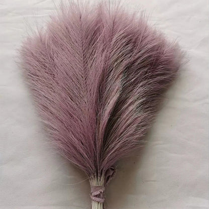 Fluffy Pampas Grass Boho Decor Artificial Flower - Rehmiar