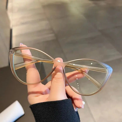 Cat Eye Anti Radiation Glasses For Women/Men Replaceable Lens - Rehmiar