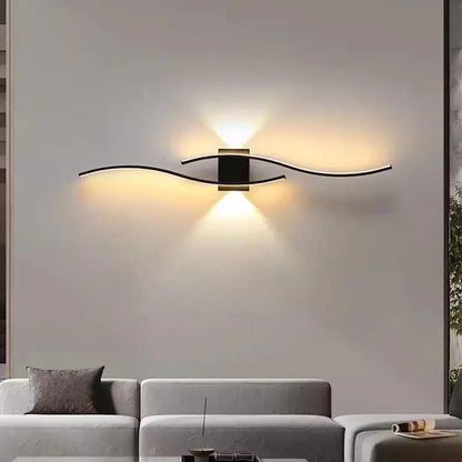 Modern Long Strip LED Wall Lamp - Rehmiar