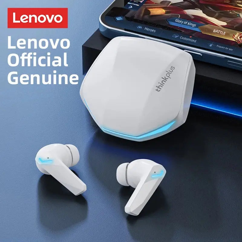 Lenovo GM2 Pro Wireless Bluetooth Earphones – Touch Control Gaming Earbuds with Noise Reduction, HiFi Stereo for Sport & Music - Rehmiar