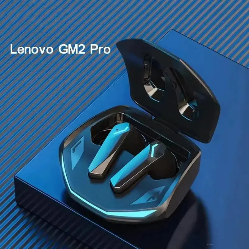 Lenovo GM2 Pro Wireless Bluetooth Earphones – Touch Control Gaming Earbuds with Noise Reduction, HiFi Stereo for Sport & Music - Rehmiar