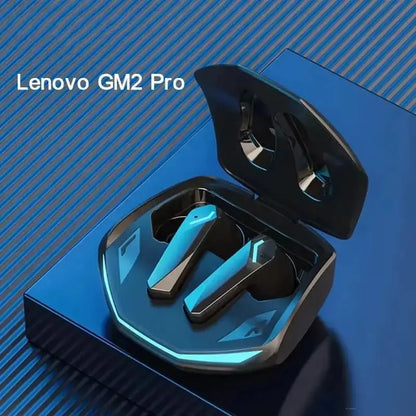 Lenovo GM2 Pro Wireless Bluetooth Earphones – Touch Control Gaming Earbuds with Noise Reduction, HiFi Stereo for Sport & Music - Rehmiar