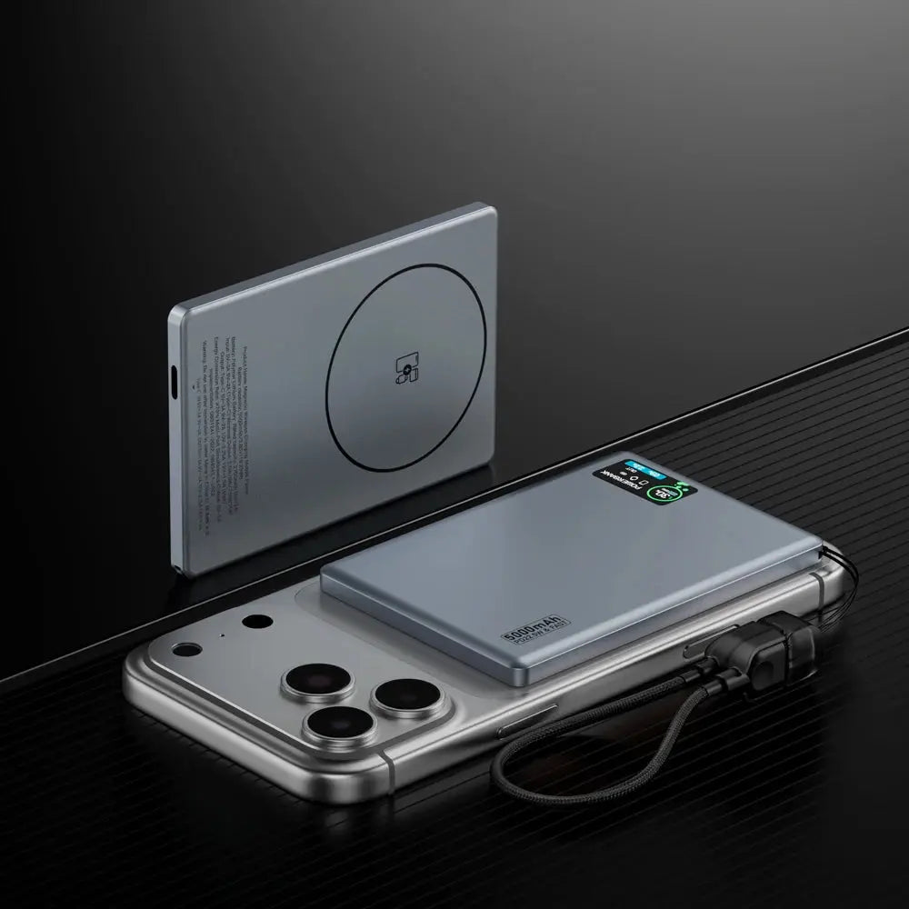 New Smart Display Wireless Charger – MagSafe Battery Backup for iPhone 17 & Apple Watch Series 10/9 - Rehmiar