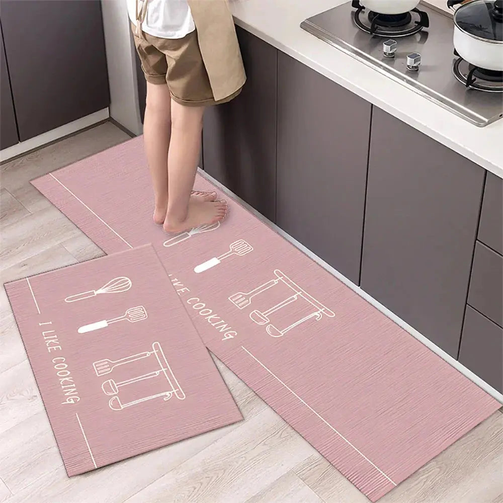 Soft Washable Kitchen Floor Mat – Anti Slip Carpet for Bedroom, Living Room, Hallway, Bathroom & Entrance Doormat