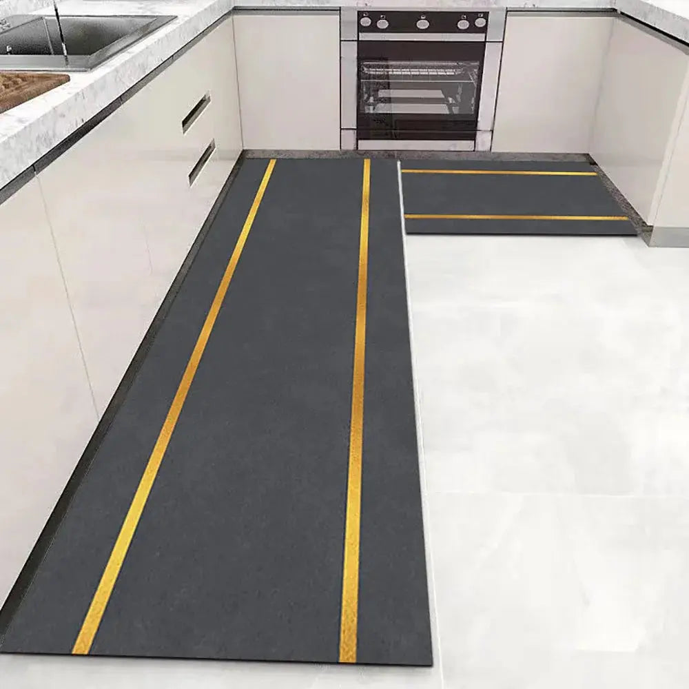 Soft Washable Kitchen Floor Mat – Anti Slip Carpet for Bedroom, Living Room, Hallway, Bathroom & Entrance Doormat