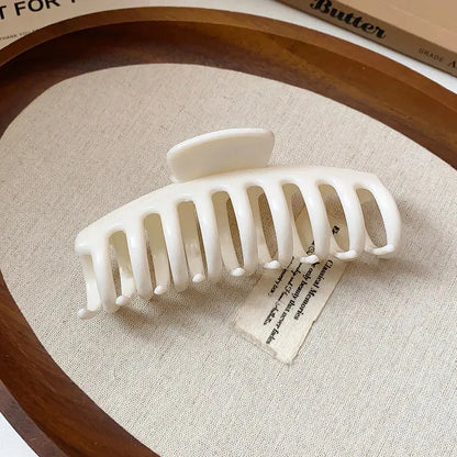 2025 New Soft Silicone Hair Claw Clips for Women Non Fragile Bendable Shark Clip Anti Drop Hairpin Headgear Does Not Hurt Hair - Rehmiar