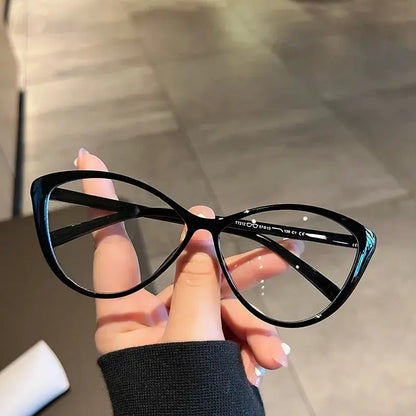 Cat Eye Anti Radiation Glasses For Women/Men Replaceable Lens - Rehmiar