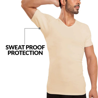 Men Anti-transpiration Underarm Sweat Proof Undershirt - Rehmiar