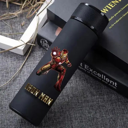 304 Stainless Steel Superhero Insulated Thermos with Cup – Cartoon Vacuum Water Bottle - Rehmiar