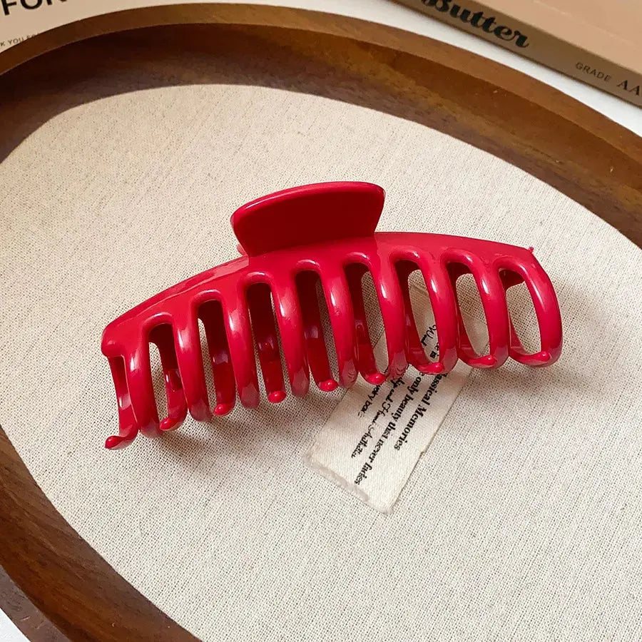 2025 New Soft Silicone Hair Claw Clips for Women Non Fragile Bendable Shark Clip Anti Drop Hairpin Headgear Does Not Hurt Hair - Rehmiar