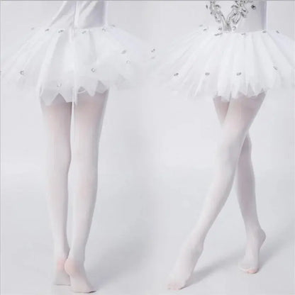 Ballet Dance Tights for Girls – Soft Footed Stockings, Good Elasticity School Uniform Tights
