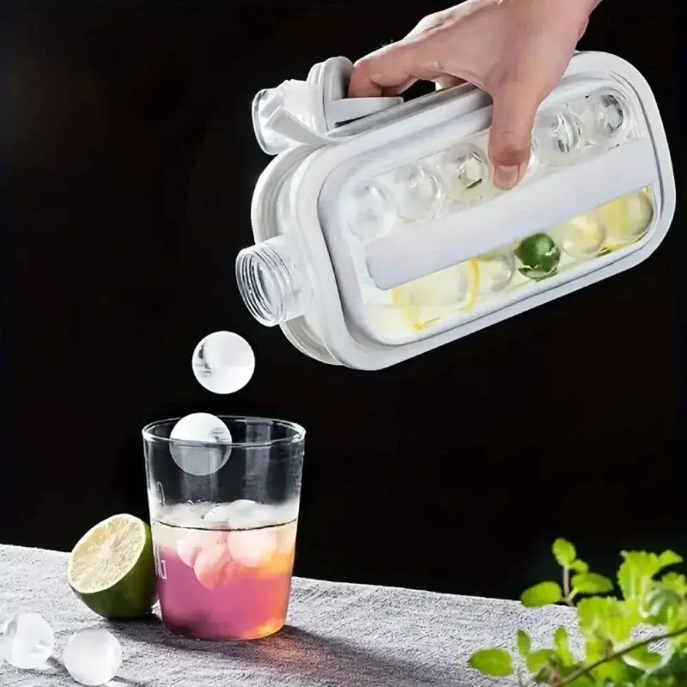 2-in-1 Portable Ice Maker Water Bottle – Folding Ice Cube Mold & Drink Bottle - Rehmiar
