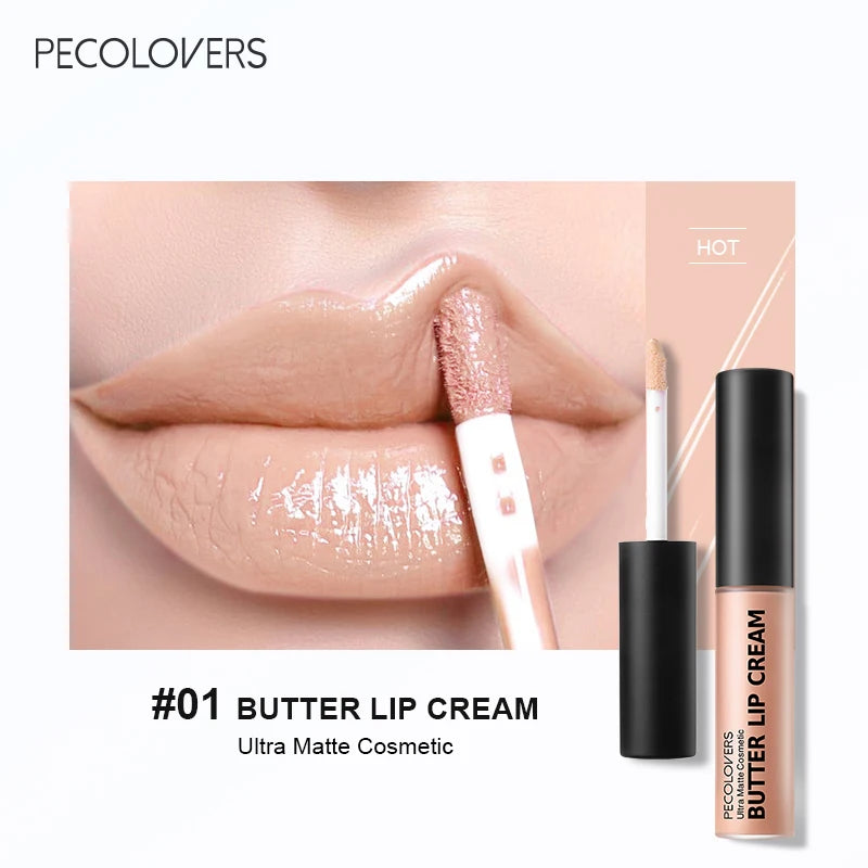 Butter Gloss Non-Sticky Long Lasting Nude Hydrating with Essential Oil Liquid Lipstick - Rehmiar