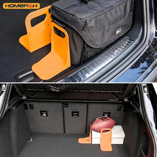 Multifunctional Car Trunk Organizer – 1/2-Piece Auto Luggage Storage Box, Shake-Proof Rack with Fence for Tools & Gear