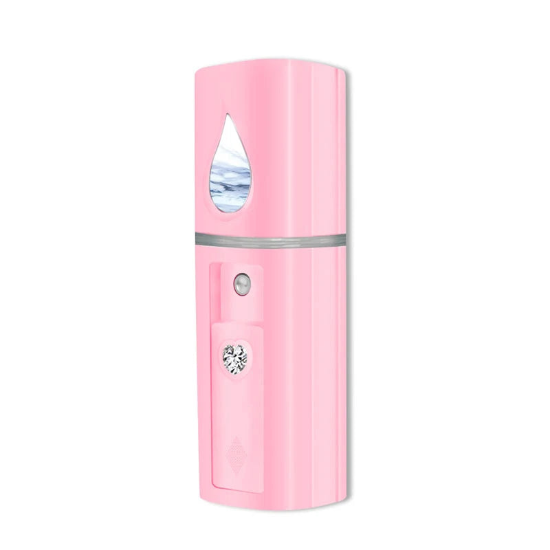 Rechargeable Nano Facial Steamer Mist Spray For Cleaning Pores Water SPA - Rehmiar