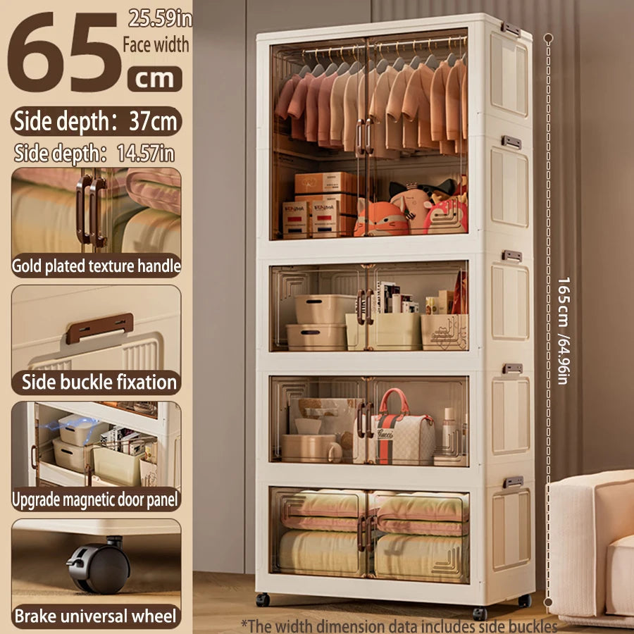 Multi-usage Large Capacity Foldable Wardrobe