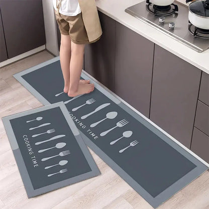Soft Washable Kitchen Floor Mat – Anti Slip Carpet for Bedroom, Living Room, Hallway, Bathroom & Entrance Doormat