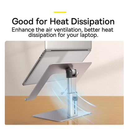 Baseus Laptop Stand for MacBook Air Pro Foldable Aluminium Vertical Notebook Stand Scalable Adjustable Support Tablet Kickstand - Rehmiar