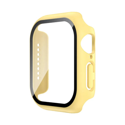 Tempered Glass Case Screen Protector for Apple Watch 38mm 40mm 41mm 42mm 44mm 45mm 46mm iWatch 10 8 7 9 6 SE 5 - Rehmiar