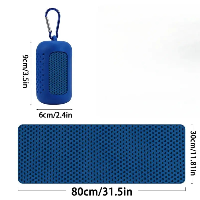 Microfiber Sports Towel – Quick Dry, Super Absorbent, Ultra Soft & Lightweight for Gym, Swimming, Yoga, Beach & Camping Rehmiar