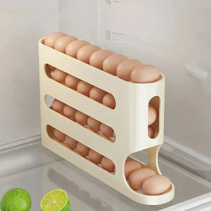 4-layer Slide Egg Storage Box Ladder Style Egg Box - Rehmiar