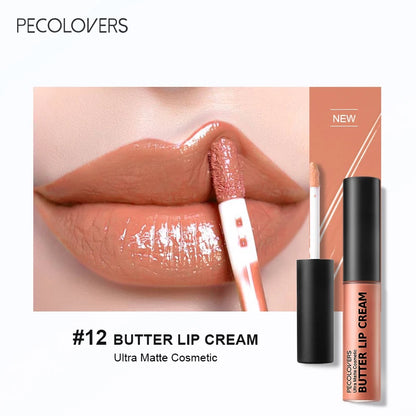 Butter Gloss Non-Sticky Long Lasting Nude Hydrating with Essential Oil Liquid Lipstick - Rehmiar