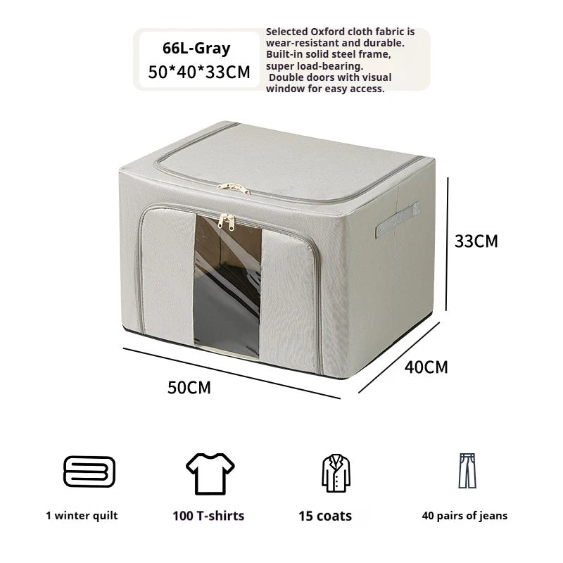 Large Folding Storage Organizer Box - Rehmiar