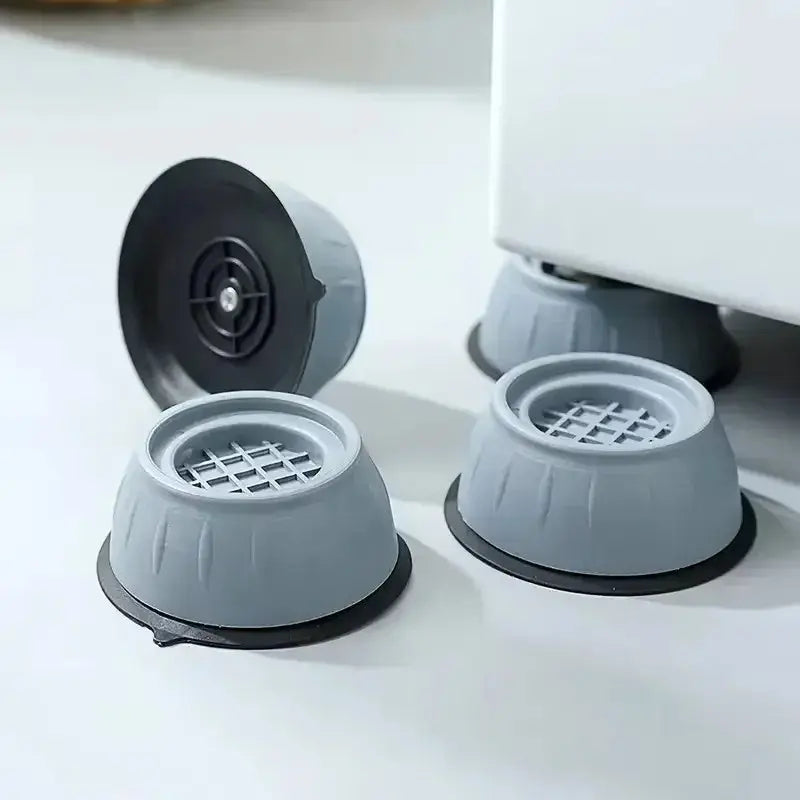 4 Pack of Shockproof Washing Machine Pads - Anti-slip, shock-absorbing and noise-reducing pads for washing machine and dryer sup - Rehmiar