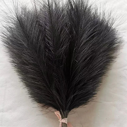 Fluffy Pampas Grass Boho Decor Artificial Flower - Rehmiar