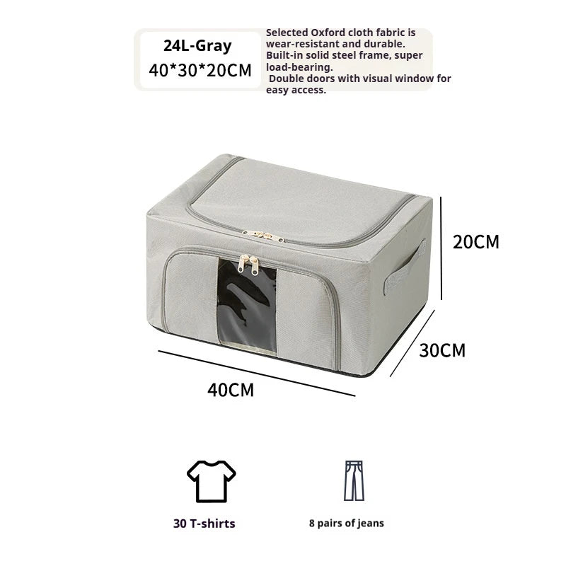 Large Folding Storage Organizer Box - Rehmiar