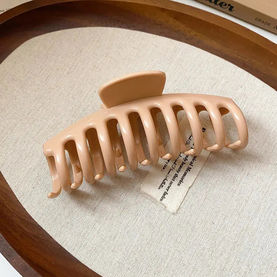 2025 New Soft Silicone Hair Claw Clips for Women Non Fragile Bendable Shark Clip Anti Drop Hairpin Headgear Does Not Hurt Hair - Rehmiar