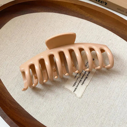 2025 New Soft Silicone Hair Claw Clips for Women Non Fragile Bendable Shark Clip Anti Drop Hairpin Headgear Does Not Hurt Hair - Rehmiar