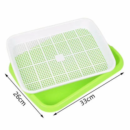 Microgreens Sprouter Tray – Hydroponic Sprouting Tray for Garden, Nursery & Potted Plants - Rehmiar