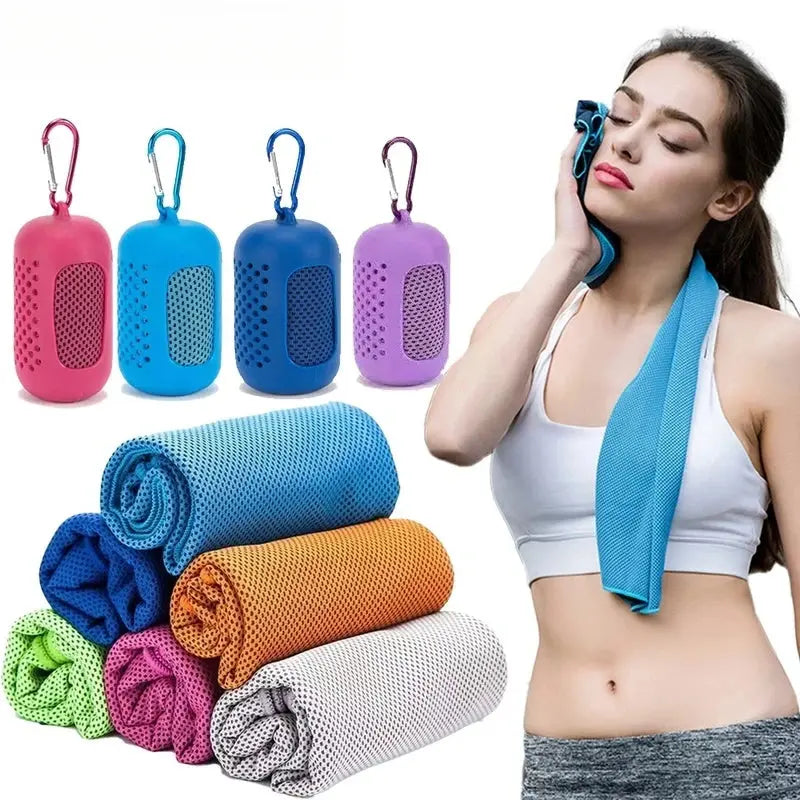 Microfiber Sports Towel – Quick Dry, Super Absorbent, Ultra Soft & Lightweight for Gym, Swimming, Yoga, Beach & Camping Rehmiar