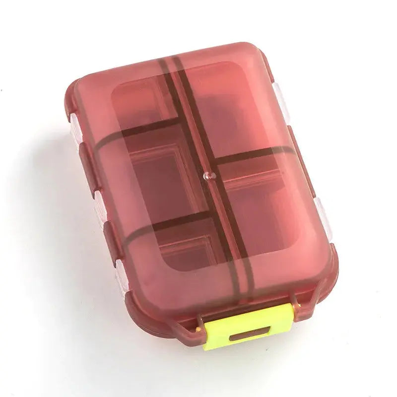 Tcare Travel Pill Organizer – Moisture-Proof Pill Box for Pocket or Purse, Portable Daily Medicine & Vitamin Holder Container - Rehmiar