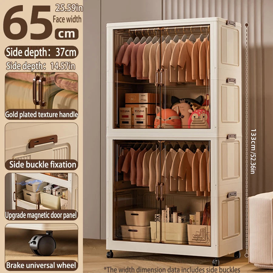 Multi-usage Large Capacity Foldable Wardrobe