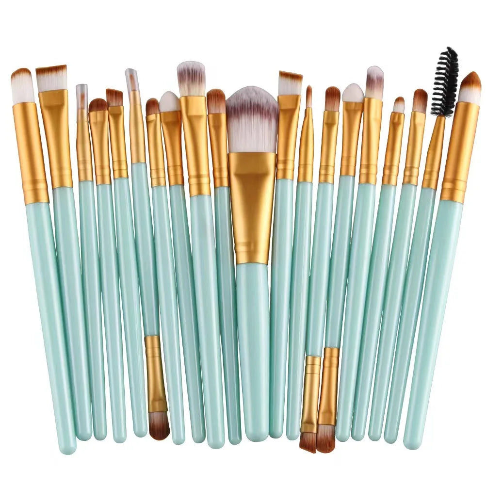 20pcs Complete eyeshadow Brushes Free Eyeliner brush