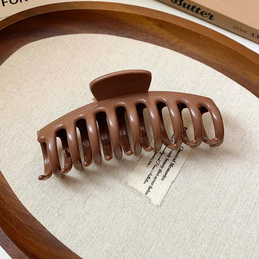 2025 New Soft Silicone Hair Claw Clips for Women Non Fragile Bendable Shark Clip Anti Drop Hairpin Headgear Does Not Hurt Hair - Rehmiar