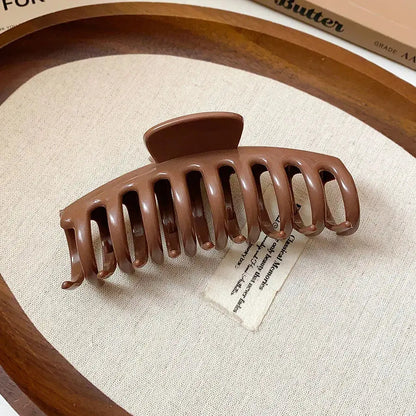 2025 New Soft Silicone Hair Claw Clips for Women Non Fragile Bendable Shark Clip Anti Drop Hairpin Headgear Does Not Hurt Hair - Rehmiar