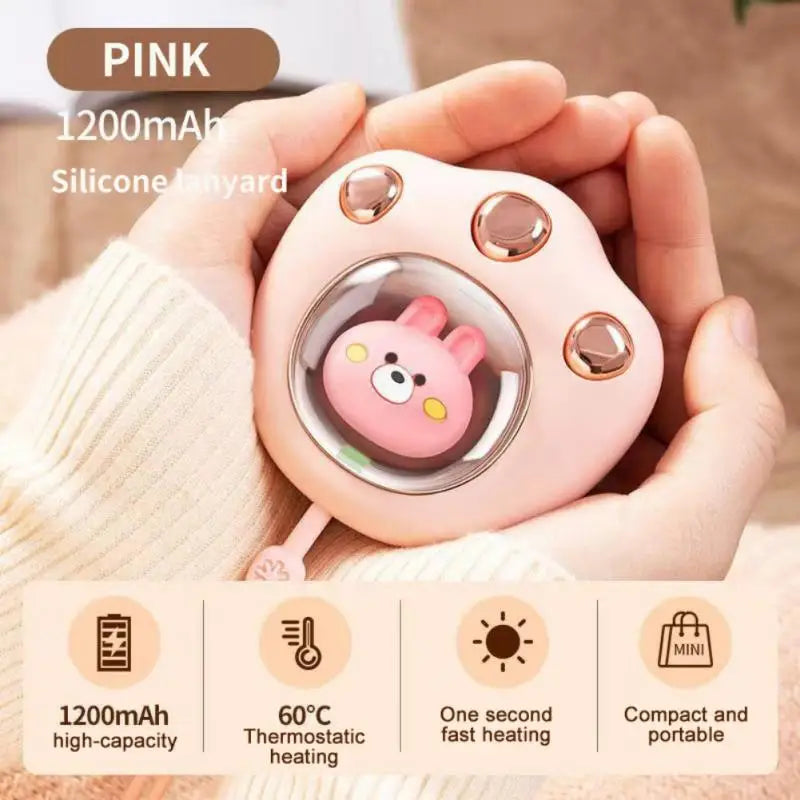 Rechargeable Hand Warmer 50000mAh Large Capacity Portable Powerbank Hand Warmer Safe and Durable Winter Warming Supplies